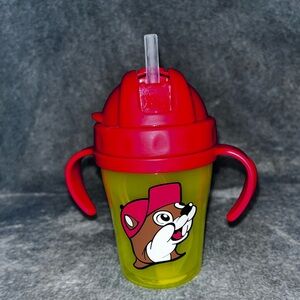 Buc-ee’s Two Handled Child’s Sippy Cup With Straw  Bucees Gas Station New
